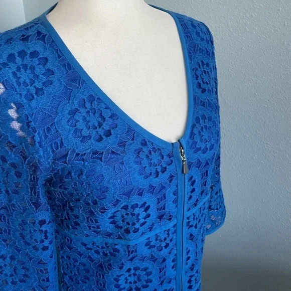 Laundry by Shelli Segal lace dress size 4 - Picture 4 of 11